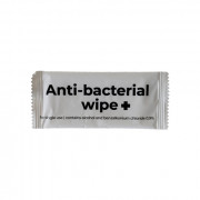 Antibakterielles Tuch, enthält Alkohol