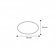 Aufkleber, Papier, 4c-Druck