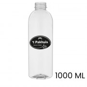 Saft- & Smoothie Flasche, bedruckt, rund, 1.000 ml