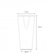 Mehrwegbecher, semi-transparent 250 ml