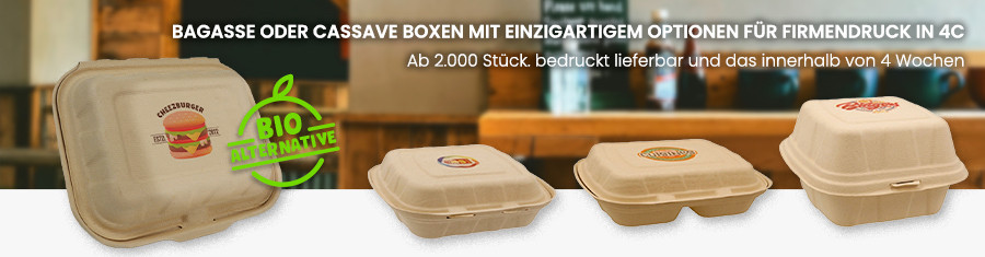 Bagasse, Zuckerrohr Foodbox