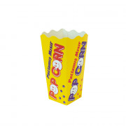 Popcorn Becher viereckig Small, 57 x 78 x 168 mm