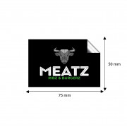 Aufkleber, Vinyl, 4c-Druck