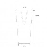 Mehrwegbecher, semi-transparent 300 ml